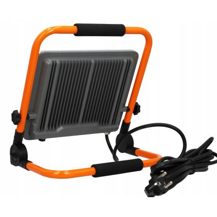 LED reflektor s postoljem LED/100W/230V 4500K IP65 narančaste boje