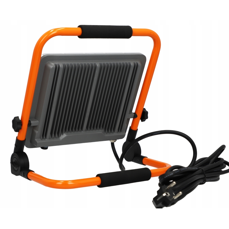 LED reflektor s postoljem LED/100W/230V 4500K IP65 narančaste boje
