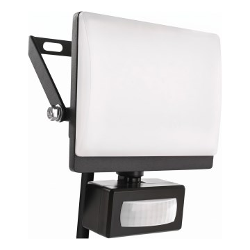 LED reflektor s senzorom pokreta i sumraka TAMBO EVO LED/20W/230V 4000K IP44 crna