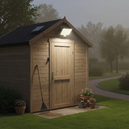 LED reflektor sa senzorom i solarnim panelom ALEX LED/5,5W/3,7V 1200 mAh IP44