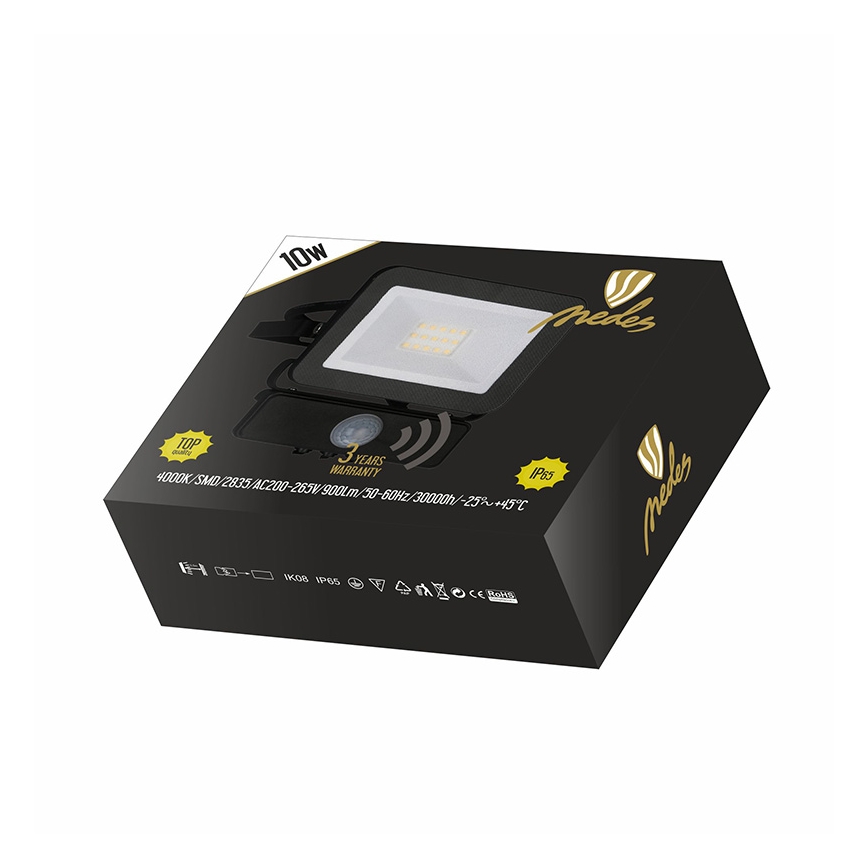 LED Reflektor sa senzorom LED/10W/230V IP65