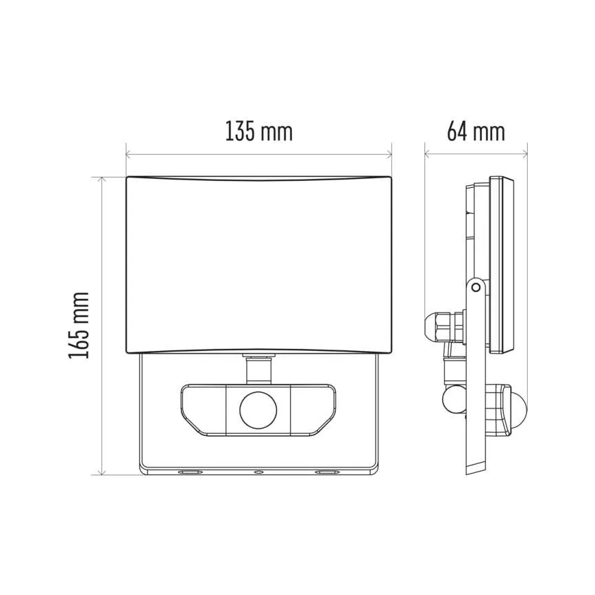 LED Reflektor sa senzorom LED/20W/230V IP54