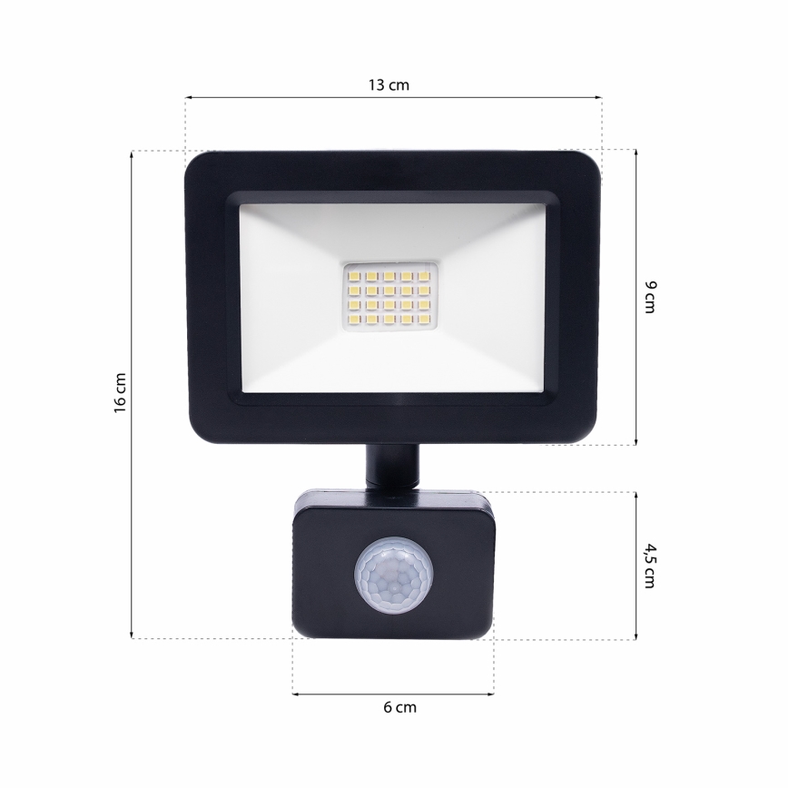 LED Reflektor sa senzorom LED/20W/230V IP65 6000K