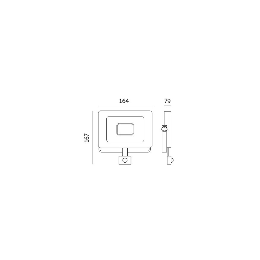 LED Reflektor sa senzorom LED/30W/230V 6500K IP44