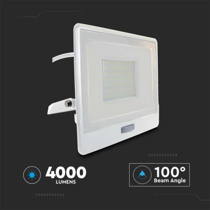 LED Reflektor sa senzorom LED/50W/230V 4000K IP65 bijela