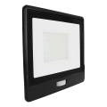 LED Reflektor sa senzorom LED/50W/230V 4000K IP65 crna