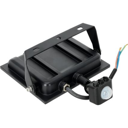 LED Reflektor sa senzorom LED/50W/230V 6500K IP44 crna