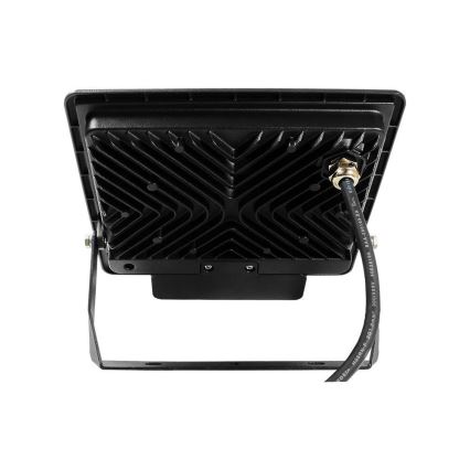 LED Reflektor sa senzorom LED/50W/230V 6500K IP65 crna
