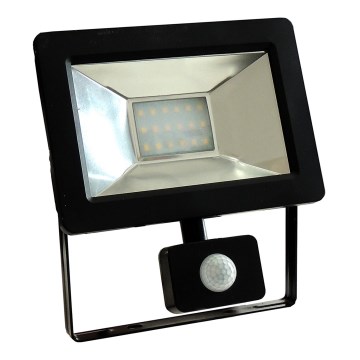 LED Reflektor sa senzorom NOCTIS 2 SMD LED/20W/230V 1350lm crna IP44