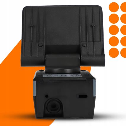 LED reflektor sa senzorom pokreta i sumraka LED/24W/230V 4200K IP54 crna