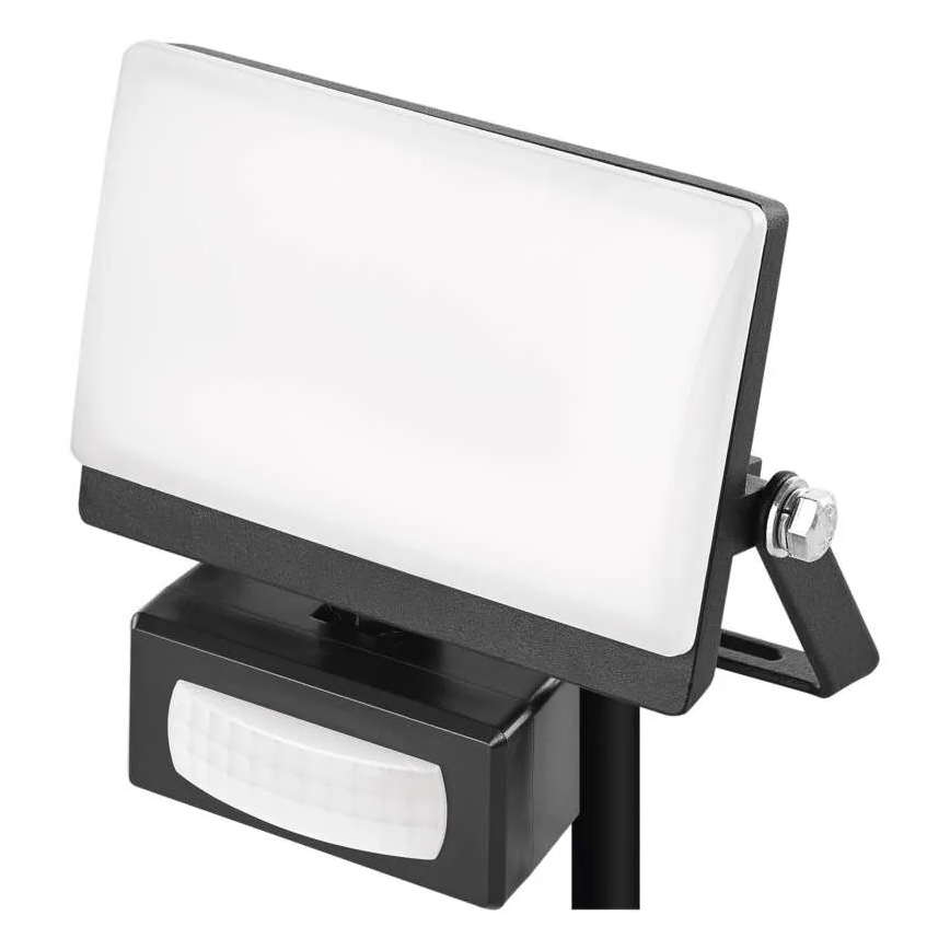 LED reflektor sa senzorom pokreta i sumraka TAMBO EVO LED/10W/230V 4000K IP44 crni