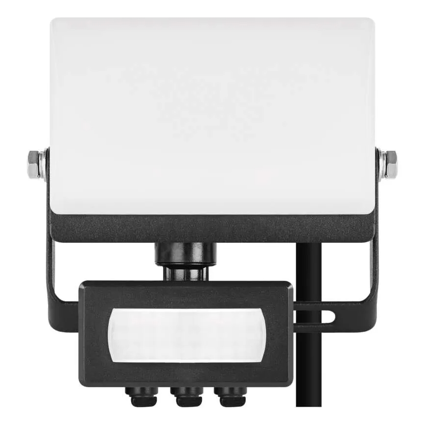LED reflektor sa senzorom pokreta i sumraka TAMBO EVO LED/10W/230V 4000K IP44 crni