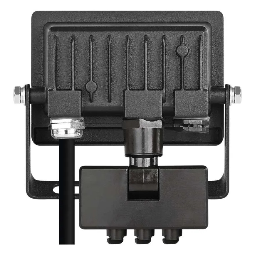 LED reflektor sa senzorom pokreta i sumraka TAMBO EVO LED/10W/230V 4000K IP44 crni