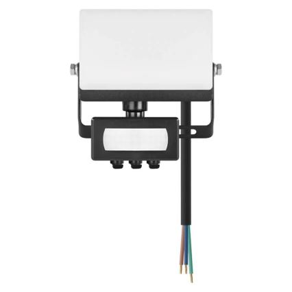 LED reflektor sa senzorom pokreta i sumraka TAMBO EVO LED/10W/230V 4000K IP44 crni