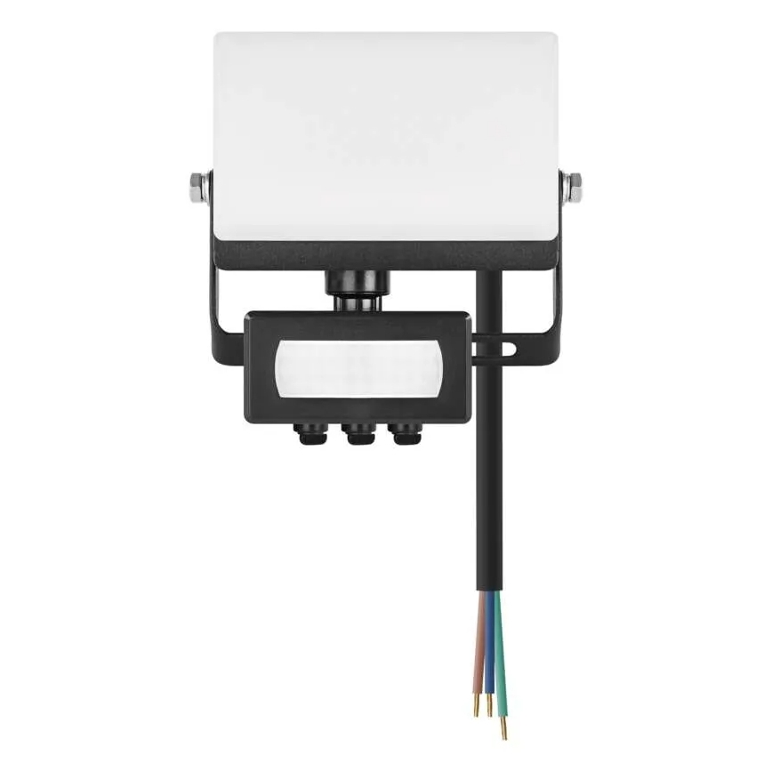 LED reflektor sa senzorom pokreta i sumraka TAMBO EVO LED/10W/230V 4000K IP44 crni