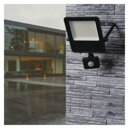 LED Reflektor sa senzorom VISIO LED/50W/230V 4000K IP65