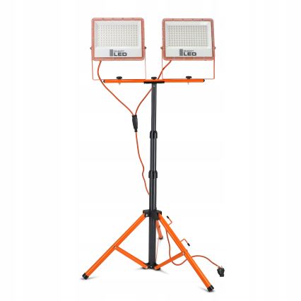 LED reflektor sa stalkom 2xLED/100W/230V 4500K IP65 narančaste boje
