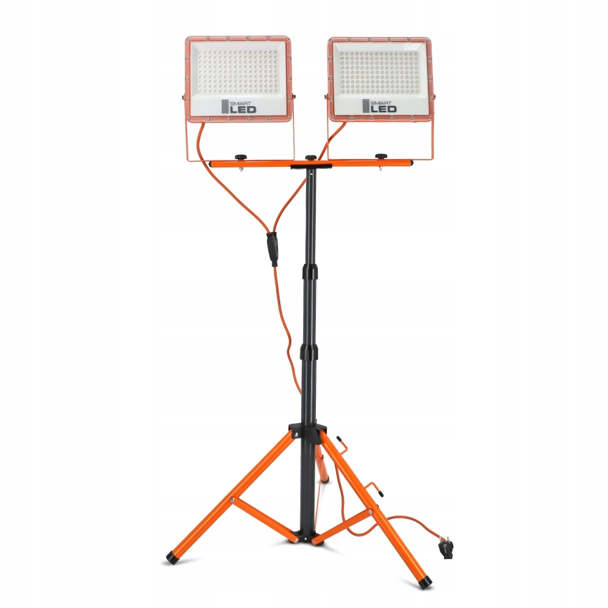 LED reflektor sa stalkom 2xLED/100W/230V 4500K IP65 narančaste boje