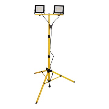LED reflektor sa stalkom 2xLED/30W/230V 6500K IP65 žuta