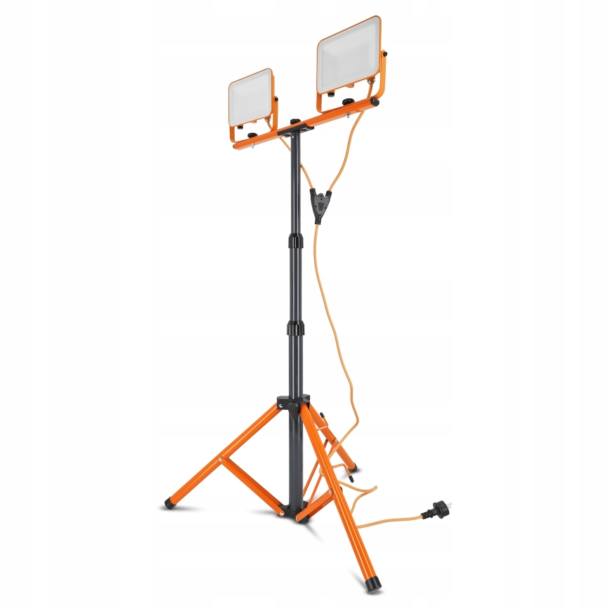 LED reflektor sa stalkom 2xLED/50W/230V 4500K IP65 narančasta