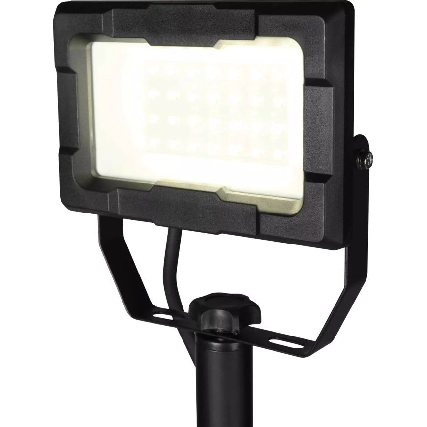 LED reflektor sa stalkom LED/20W/230V 5000K IP65 crna