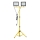 LED Reflektor sa stalkom TIGRA 2xLED/100W/230V 4000K IP54 crna/žuta