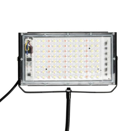 LED Reflektor sa stalkom za uzgoj biljaka FIRON LED/45W/230V IP54 crna