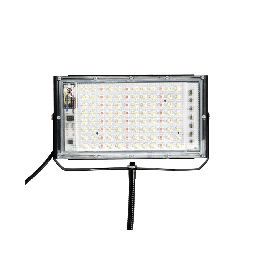 LED Reflektor sa stalkom za uzgoj biljaka FIRON LED/45W/230V IP54 crna
