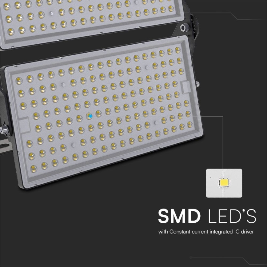 LED Reflektor SAMSUNG CHIP LED/500W/230V 6500K IP65 siva