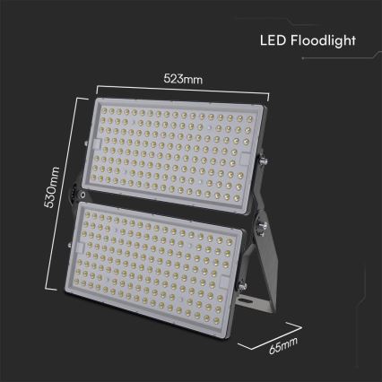 LED Reflektor SAMSUNG CHIP LED/500W/230V 6500K IP65 siva