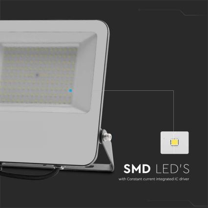 LED Reflektor SAMSUNG CHIP LED/100W/230V 4000K IP65 crna