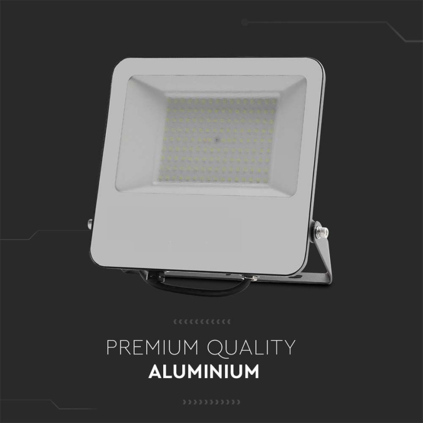 LED Reflektor SAMSUNG CHIP LED/100W/230V 4000K IP65 crna