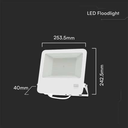 LED Reflektor SAMSUNG CHIP LED/100W/230V 6400K IP65 bijela
