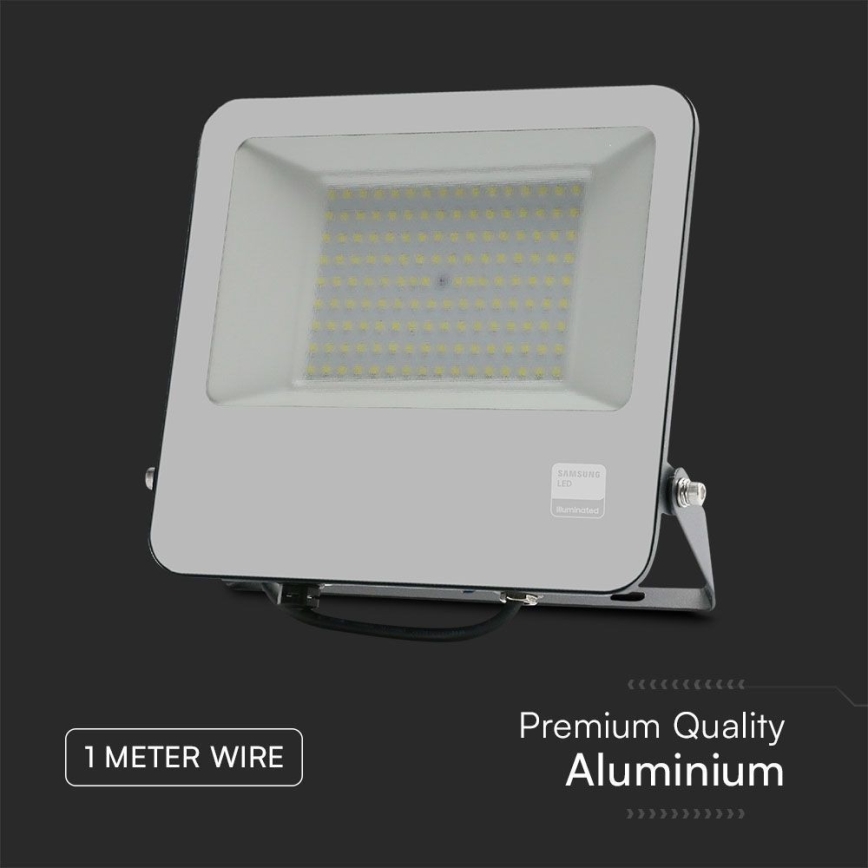 LED Reflektor SAMSUNG CHIP LED/100W/230V 6400K IP65 crna
