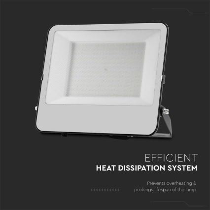 LED Reflektor SAMSUNG CHIP LED/200W/230V 4000K IP65 crna