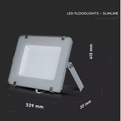 LED Reflektor SAMSUNG CHIP LED/300W/230V 6400K IP65 siva