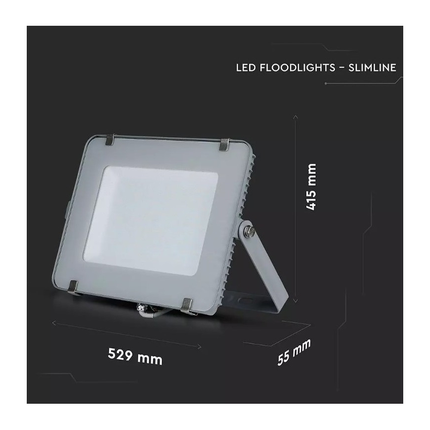 LED Reflektor SAMSUNG CHIP LED/300W/230V 6400K IP65 siva
