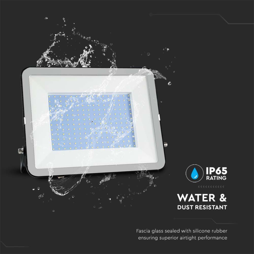 LED Reflektor SAMSUNG CHIP LED/300W/230V 6500K IP65 crna