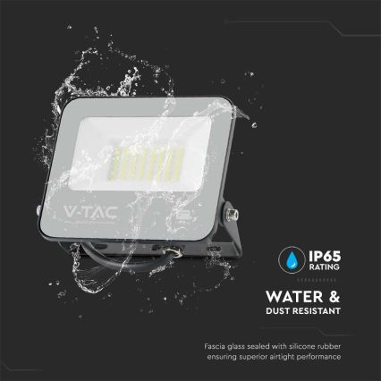 LED Reflektor SAMSUNG CHIP LED/30W/230V 4000K IP65 crna