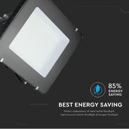 LED Reflektor SAMSUNG CHIP LED/500W/230V IP65 4000K crna