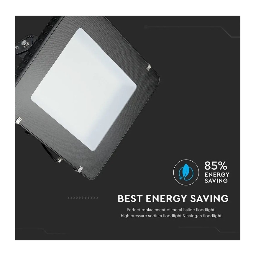 LED Reflektor SAMSUNG CHIP LED/500W/230V IP65 4000K crna