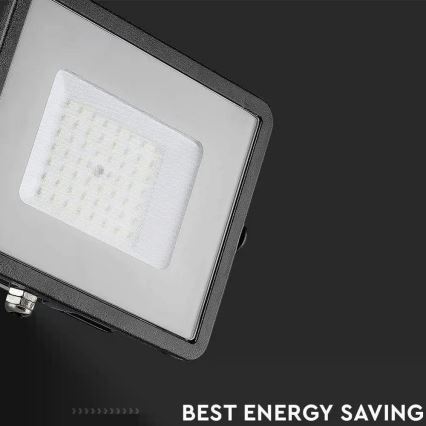 LED Reflektor SAMSUNG CHIP LED/50W/230V 3000K IP65 crna