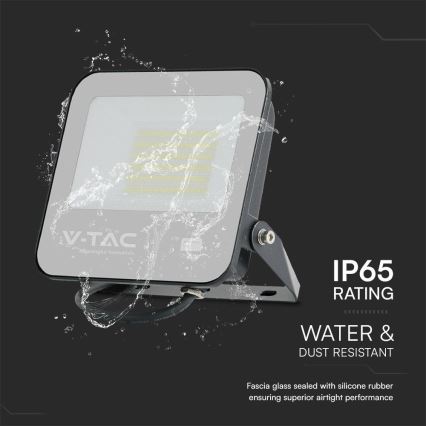 LED Reflektor SAMSUNG CHIP LED/50W/230V 4000K IP65 crna
