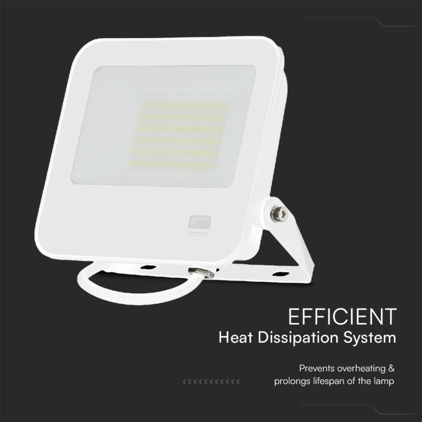 LED Reflektor SAMSUNG CHIP LED/50W/230V 6500K IP65 bijela