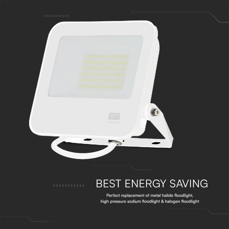 LED Reflektor SAMSUNG CHIP LED/50W/230V 6500K IP65 bijela