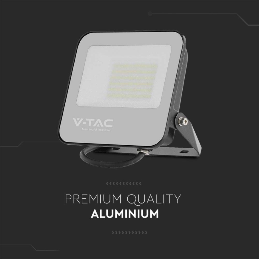 LED Reflektor SAMSUNG CHIP LED/50W/230V 6500K IP65 crna