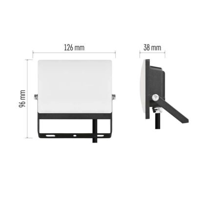 LED reflektor TAMBO EVO LED/20W/230V 4000K IP65 crni