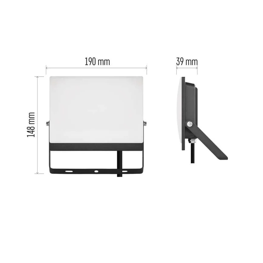 LED reflektor TAMBO EVO LED/50W/230V 4000K IP65 crna