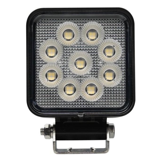 LED Reflektor za automobil BLACK LED/36W/10-30V IP69 5700K kvadratni