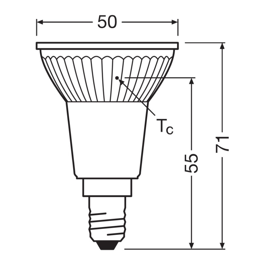 LED Reflektorna žarulja PAR16 E14/4,5W/230V 2700K 36° - Ledvance